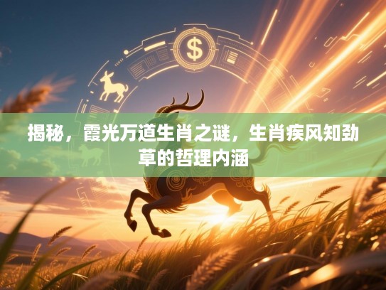 揭秘,霞光万道生肖之谜,生肖疾风知劲草的哲理内涵 揭秘,霞光万道生肖之谜,生肖疾风知劲草的哲理内涵