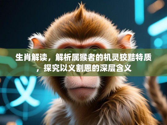 生肖解读,解析属猴者的机灵狡黠特质,探究以义割恩的深层含义 生肖解读,解析属猴者的机灵狡黠特质,探究以义割恩的深层含义