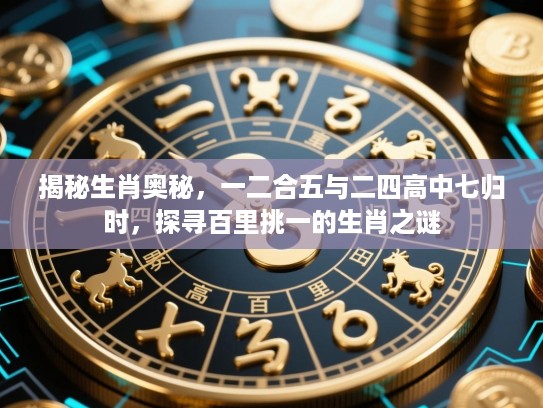 揭秘生肖奥秘,一二合五与二四高中七归时,探寻百里挑一的生肖之谜 揭秘生肖奥秘,一二合五与二四高中七归时,探寻百里挑一的生肖之谜