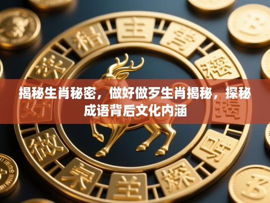 揭秘生肖秘密，做好做歹生肖揭秘，探秘成语背后文化内涵