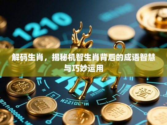 解码生肖,揭秘机智生肖背后的成语智慧与巧妙运用 解码生肖,揭秘机智生肖背后的成语智慧与巧妙运用