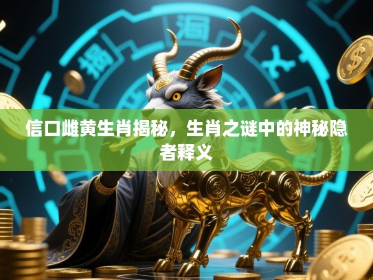 信口雌黄生肖揭秘,生肖之谜中的神秘隐者释义 信口雌黄生肖揭秘,生肖之谜中的神秘隐者释义