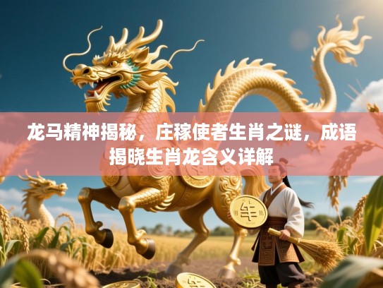 龙马精神揭秘，庄稼使者生肖之谜，成语揭晓生肖龙含义详解