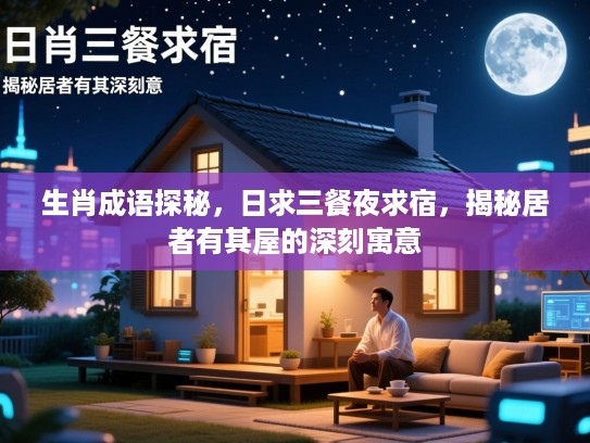 生肖成语探秘,日求三餐夜求宿,揭秘居者有其屋的深刻寓意 生肖成语探秘,日求三餐夜求宿,揭秘居者有其屋的深刻寓意