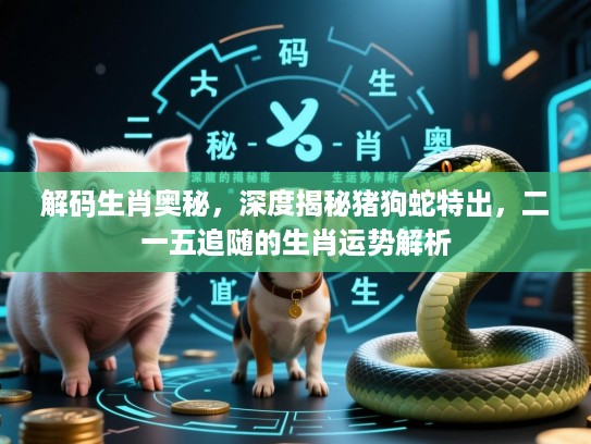 解码生肖奥秘,深度揭秘猪狗蛇特出,二一五追随的生肖运势解析 解码生肖奥秘,深度揭秘猪狗蛇特出,二一五追随的生肖运势解析