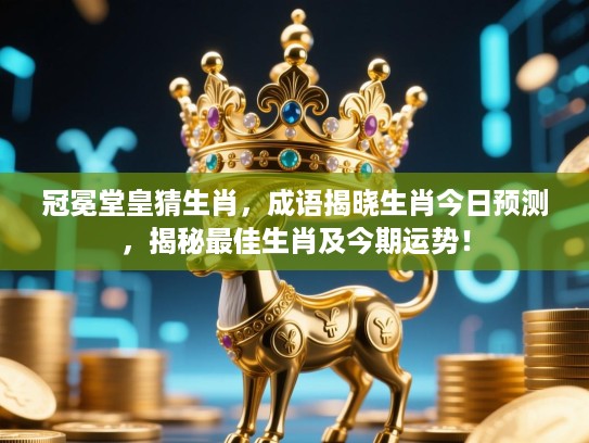 冠冕堂皇猜生肖，成语揭晓生肖今日预测，揭秘最佳生肖及今期运势！