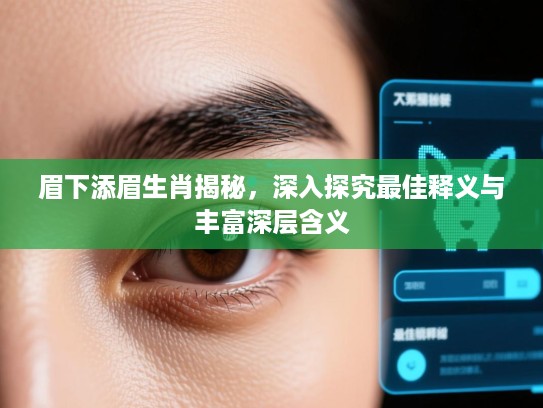 眉下添眉生肖揭秘，深入探究最佳释义与丰富深层含义