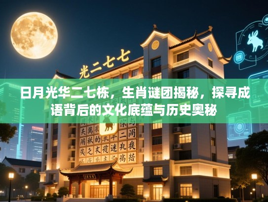 日月光华二七栋，生肖谜团揭秘，探寻成语背后的文化底蕴与历史奥秘